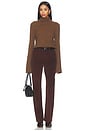 view 6 of 6 PANTALONES INEZ in Chocolate