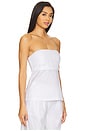 view 2 of 4 Lara Strapless Top in White