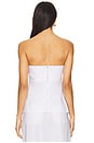 view 3 of 4 Lara Strapless Top in White