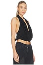 view 2 of 4 X WeWoreWhat The Margaux Halter Top in Black