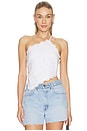 view 1 of 5 TOP UN HOMBRO TINA in White