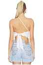 view 4 of 5 TOP UN HOMBRO TINA in White
