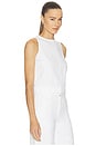 view 2 of 4 The Denim Shell Top in White