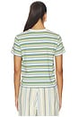 view 3 of 5 The Easy Tee Shirt in Citrus Multi Stripe