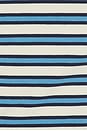 view 5 of 5 The Baby Tee Shirt in Ecru & Azure Stripe