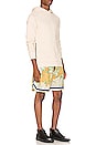 view 4 of 4 Basketball Shorts in Ivory Bougainvillea