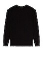 view 2 of 3 Cotton Cashmere Pullover in Black