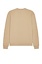 view 2 of 3 Oversized Crewneck Pullover in Tan