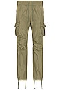 view 3 of 4 Back Sateen Cargo Pants in Olive