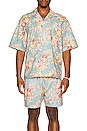 view 3 of 4 Camp Shirt in Blue Tuscan Floral