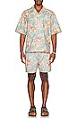 view 4 of 4 Camp Shirt in Blue Tuscan Floral