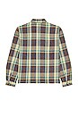 view 2 of 3 Hemi Oversized Shirt in Burgundy & Navy