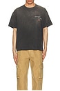 view 3 of 3 Casting Season Odeon Tee in Washed Black