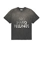 view 1 of 3 No Hard Feeling Odeon Tee in Washed Black