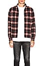 view 1 of 6 Wool Flannel Shirt in Red & Black