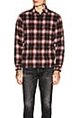 view 2 of 6 Wool Flannel Shirt in Red & Black