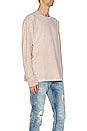 view 2 of 4 T-SHIRT LONGSLEEVE UNIVERSITY in Ecru