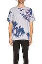 view 3 of 3 University Tee Tie-Dye in Reflection Dye