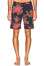 view 1 of 4 Boardshorts in Black Bougainvellea