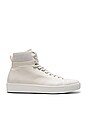 view 1 of 6 Leather High Top Sneakers in White