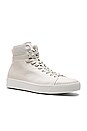 view 2 of 6 Leather High Top Sneakers in White