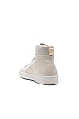 view 3 of 6 Leather High Top Sneakers in White