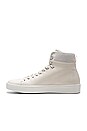 view 5 of 6 Leather High Top Sneakers in White