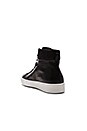 view 3 of 6 Leather High Top Sneakers in Black