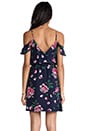 view 3 of 6 Sari Rose Print Dress in Dark Navy