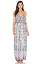 view 1 of 3 Balla B Maxi Dress in Blue Print