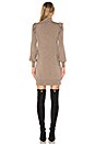 view 3 of 3 Catriona Dress in Heather Mushroom