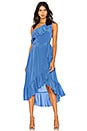 view 1 of 3 Damica Dress in Baja Blue