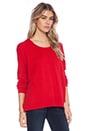 view 2 of 3 Narcisse Sweater in Deep Garnet