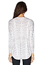 view 3 of 3 Chyanne Snake Printed Sweater in Vapor Grey