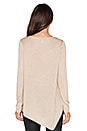 view 3 of 4 Tambrel Metallic Sweater in Dusty Pink Sand & Gold