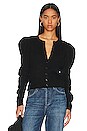 view 1 of 4 Nafie Cardigan in Caviar