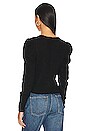 view 3 of 4 Nafie Cardigan in Caviar