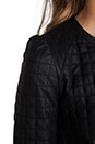 view 7 of 8 Quilted Alessia Leather Yetta Jacket in Caviar