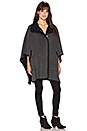 view 3 of 4 Kenzie Cape in Grey & Dark Navy