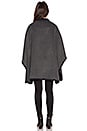 view 4 of 4 Kenzie Cape in Grey & Dark Navy