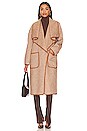view 2 of 4 CHANTAL コート in Brown Sugar & Porcelain