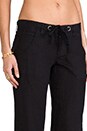view 5 of 6 Irreplaceable B Linen Pant in Caviar