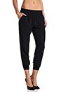 view 2 of 6 Mariner Cropped Pant in Black in Caviar