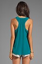 view 2 of 3 Alicia Silk Tank in Gem