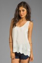 view 1 of 4 Sevati Eyelet Tank in Porcelain