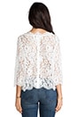 view 3 of 5 Allover Lace Elvia C Top in Porcelain