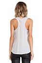 view 3 of 4 Alicia Silk Tank in Light Smoke