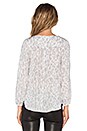 view 3 of 4 Odelette B Cheetah Printed Blouse in Porcelain