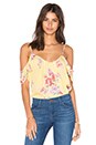 view 1 of 3 Adorlee Cold Shoulder Top in Lemon Drop