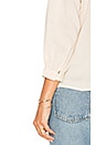 view 5 of 6 Oakes Embroidered Blouse in Almond & Caviar
